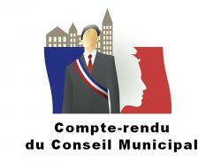 Conseil Municipal - Compte rendu